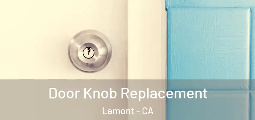  Door Knob Replacement Lamont - CA
